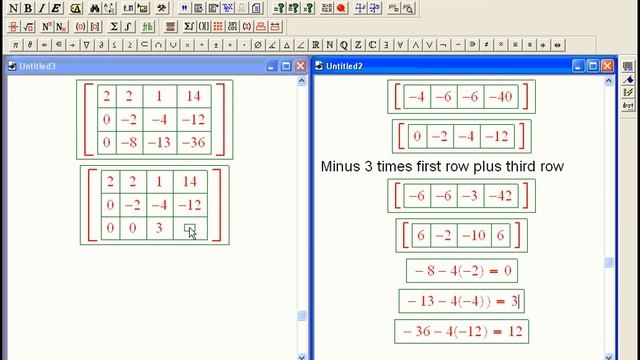 Gauss-Jordan example смотреть онлайн