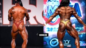 Andrea Shaw (Miss Olympia) VS Natalia Kovaleva (New York Champ) Physique Comparison