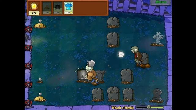 Plants VS Zombies mini game Whack a Zombie смотреть онлайн