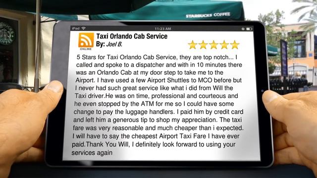 Orlando Airport Taxi | 321-732-8266 | 5 Star Review смотреть онлайн