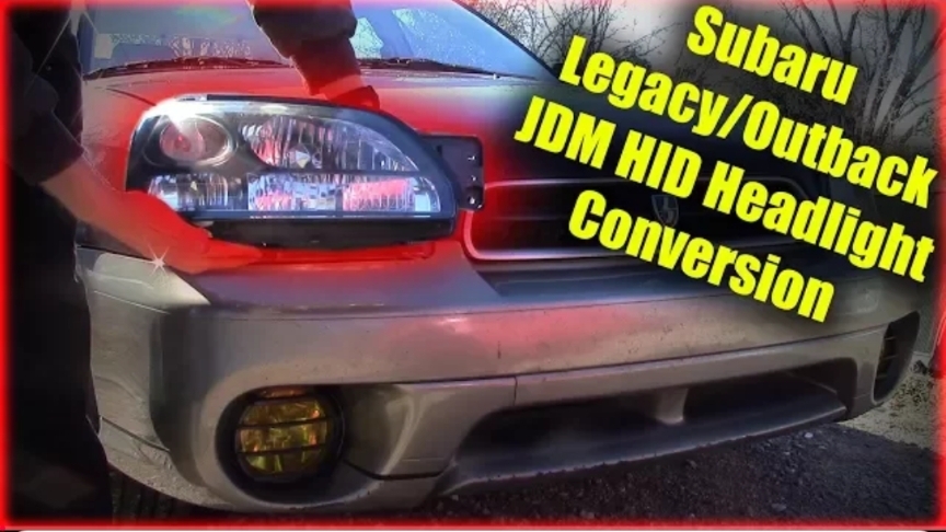 Улучшение фар Subaru Legacy/Outback в JDM смотреть онлайн