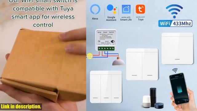 Revolutionize Your Home with Tuya Smart WiFi Switch! Works with Alexa, Google Home смотреть онлайн