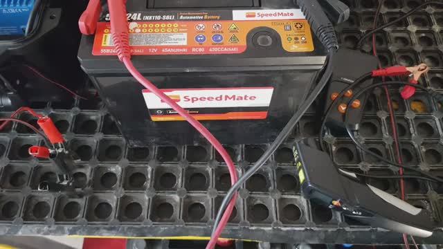 Аккумулятор Speedmate 45Ач( B24R ) Нормы внутреннего сопротивления. Правильный Замер mOm смотреть онлайн