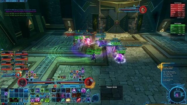 SWTOR PvE 5.9 - Corruption Sorcerer - Veteran Mode Temple of Sacrifice (Nov 3, 2018) смотреть онлайн