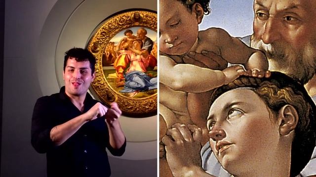 Uffizi per tutti - Video in LIS | Michelangelo, Sacra Famiglia (“Tondo Doni”), 1505-1506 смотреть онлайн