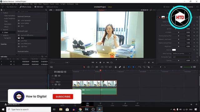 How To Make Glow Effect In Davinci Resolve 16 (Quick & Easy)