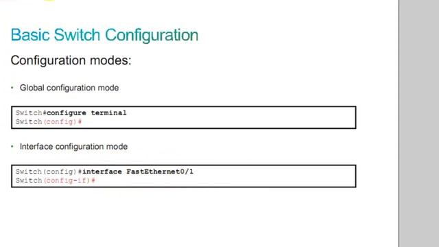 สอน CCNA ICND1 Module1-5 Starting a Switch смотреть онлайн