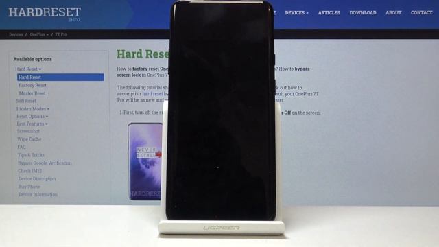Hard Reset OnePlus 7T Pro - Remove Screen Lock Tutorial