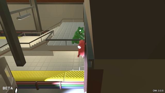 БРОСИЛ ЕГО ПОД ПОЕЗД!!! УГАР В GANG BEASTS!