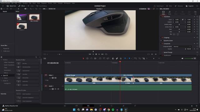 How To Speed Ramp In Davinci Resolve 18 - Full Guide смотреть онлайн