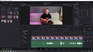 КАК УМЕНЬШИТЬ ЗВУК В НУЖНОМ МЕСТЕ В DAVINCI RESOLVE