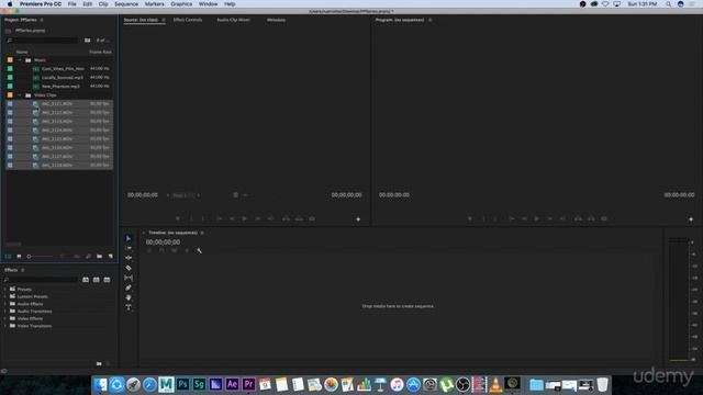 Learn Adobe Premiere Pro CC 2017 In 1 Hour : Importing Assets & Media Into Premiere Pro смотреть онлайн