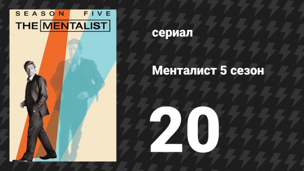 Менталист 5 сезон 20 серия «Красные бархатные кексы» (сериал, 2012-2013)