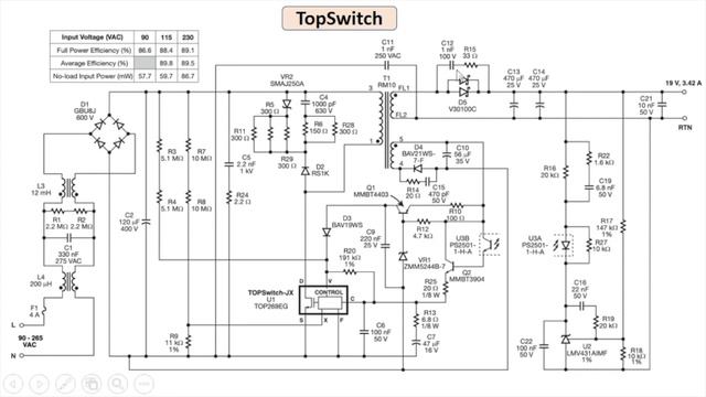 SMPS dövrə analizi - TopSwitch смотреть онлайн