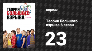 Теория Большого взрыва 6 сезон 23 серия «Потенциал любовного заклинания» (сериал, 2007-2019)