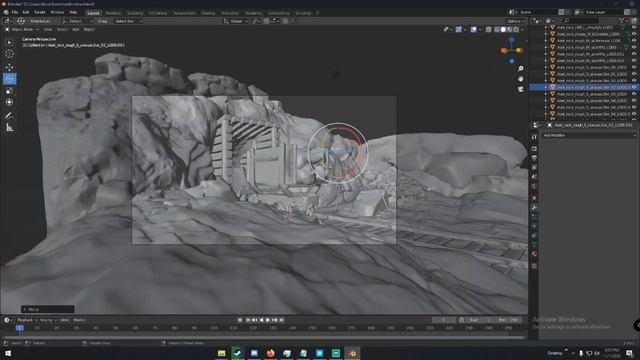 "THE MINE" - Blender Timelapse (Quixel Kitbashing) смотреть онлайн