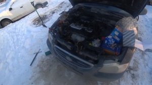 как поменять помпу водяной-насос на автомобиле хендай акцент
