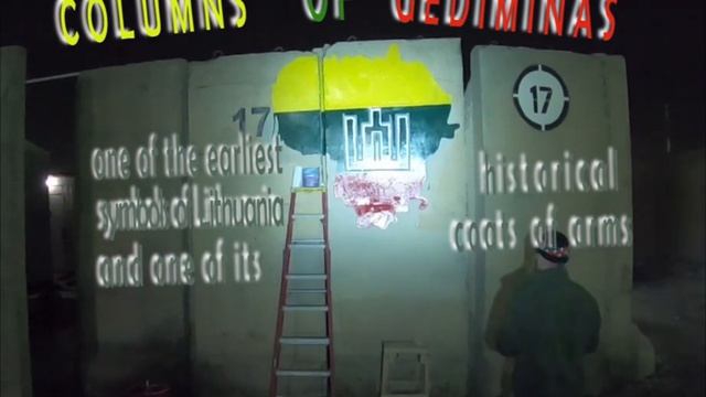 How we Paint Lithuania Map frame on the T-Wall смотреть онлайн