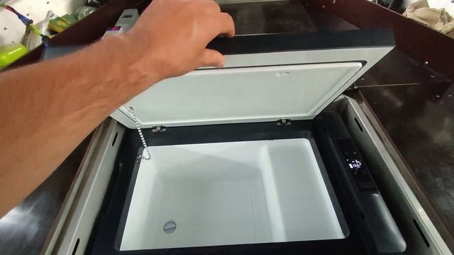 Как установить холодильник в Лодку Альпина GT400