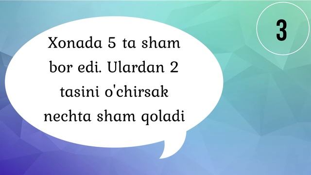 Qiziqarli Savollar... O'zingizni Sinab Ko'ring