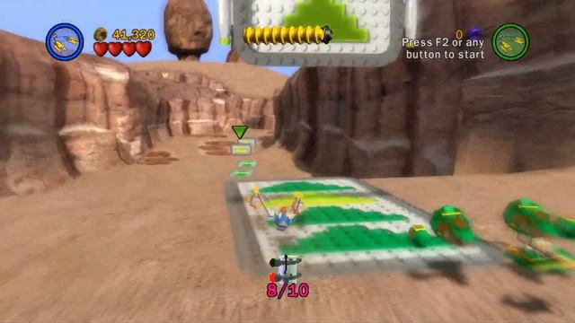 LEGO Star Wars: The Complete Saga - level 4 - Mos Eispa Pod Race смотреть онлайн