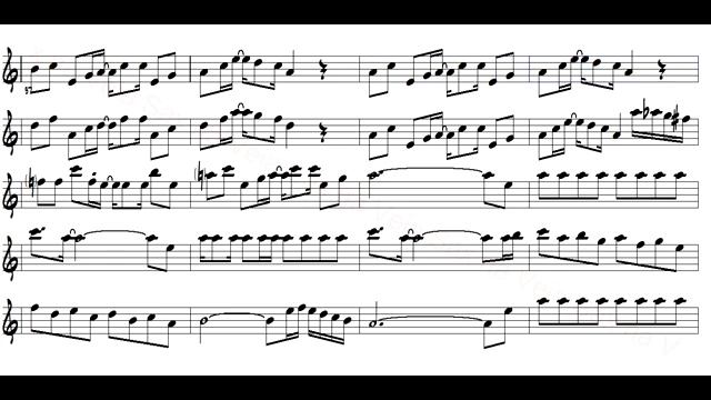 El Cumbanchero Sax Alto- Playback partitura(score) (1) смотреть онлайн