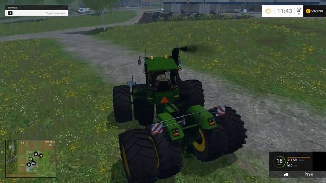 John Deere 9400 для Farming Simulator 2015 смотреть онлайн