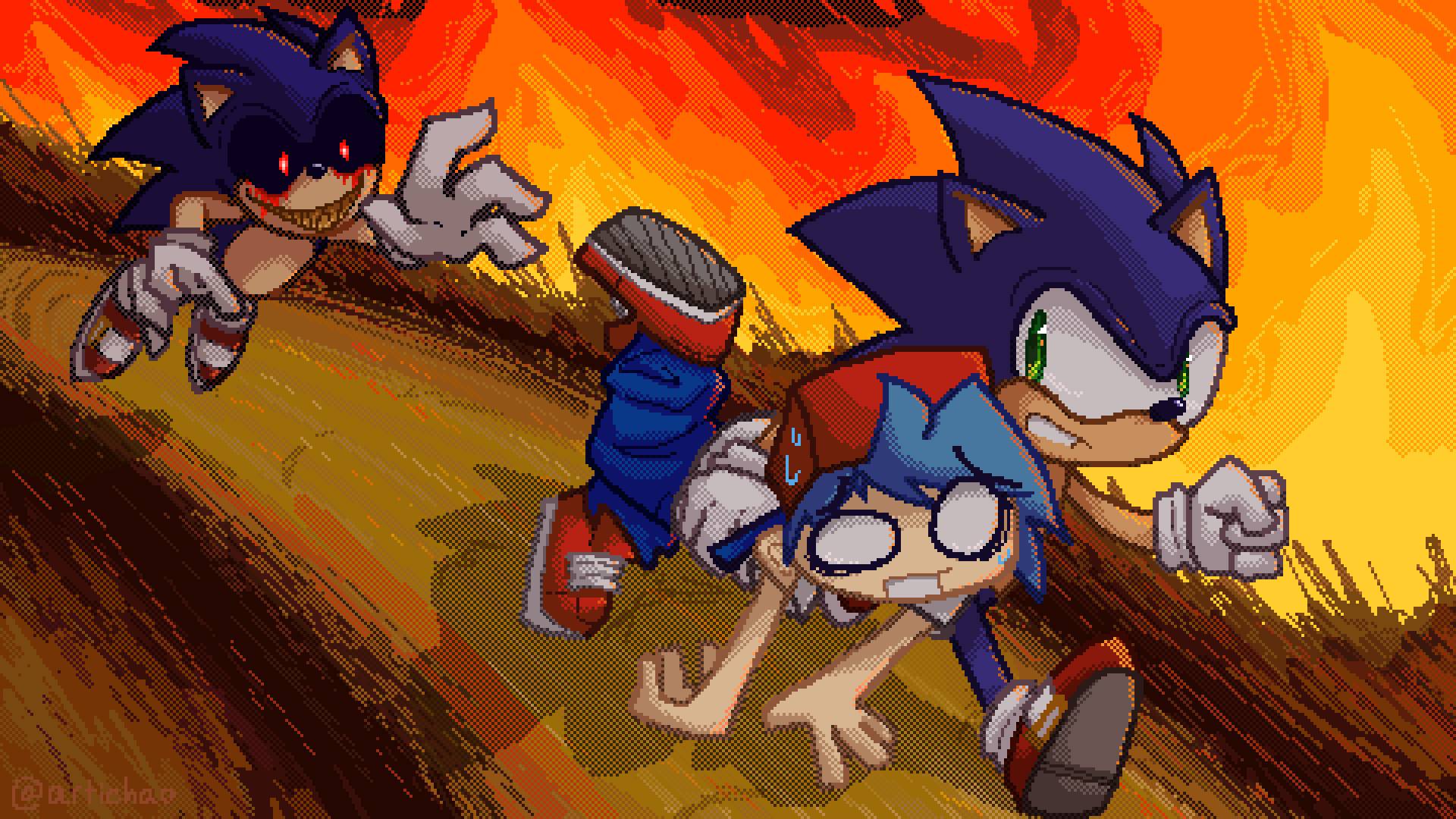 Sonic.EXE: Confronting Yourself (FF Mix) Download) смотреть онлайн