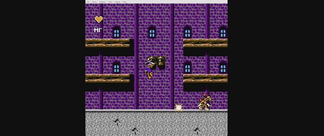 NES Черный плащ, прохождение уровня c Мегавольт (Megavolt)