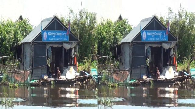 3D CAMBODIA: TONLE SAP LAKE / Crocodile Farm - Side by Side 3-D смотреть онлайн