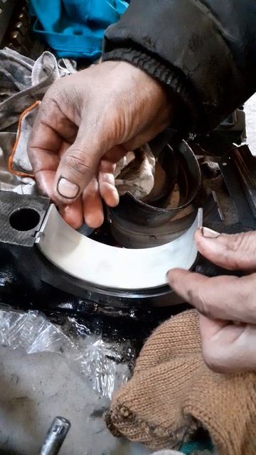 Установка коренного вкладыша, на двигателе ямз-236 238. смотреть онлайн