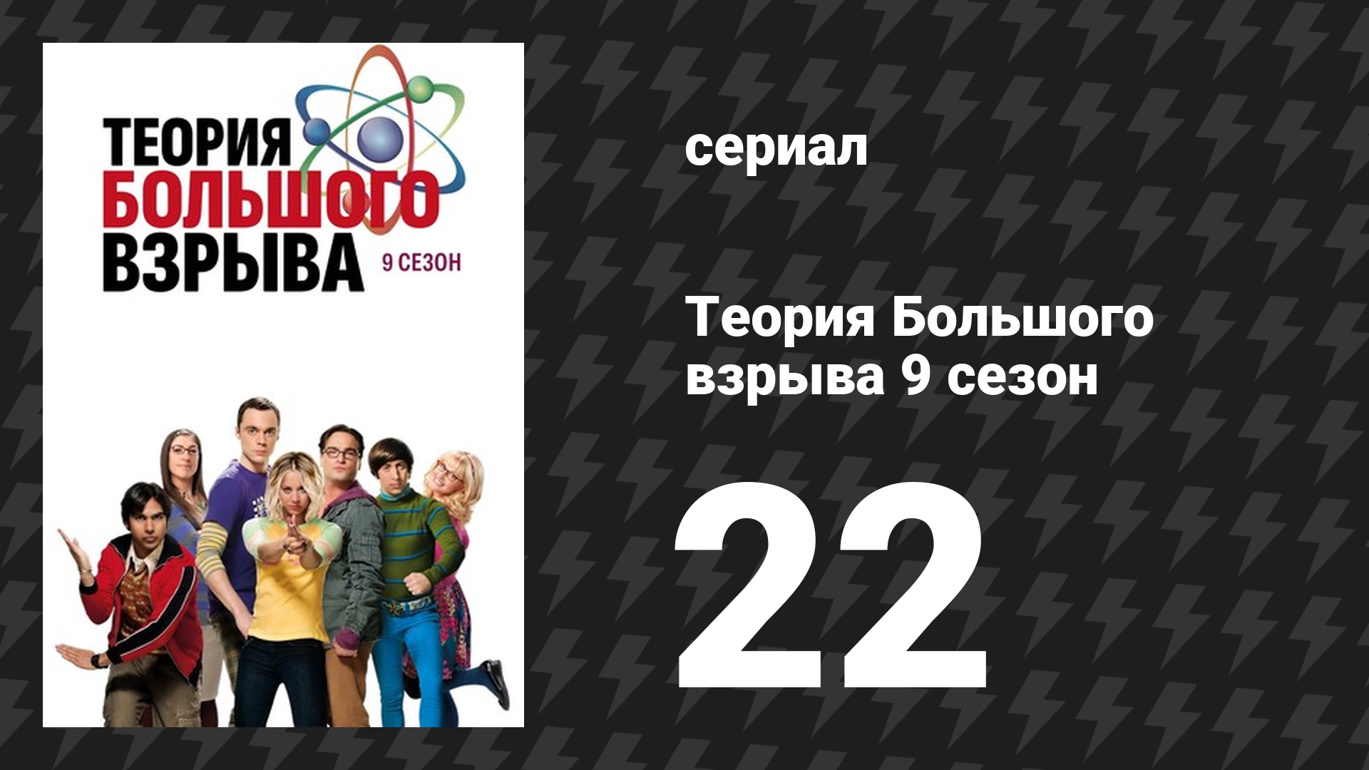 Теория Большого взрыва 9 сезон 22 серия «Брожение раздвоенности» (сериал, 2007-2019)