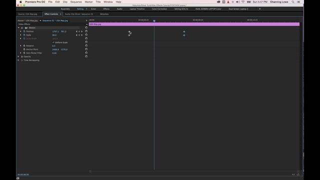 Episode 22 - Animation & Keyframing - Tutorial for Adobe Premiere Pro CC 2015 смотреть онлайн