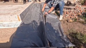 Железнение бетона... Отмостка с зубом ...