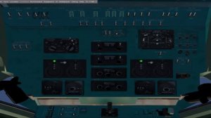 FlightGear TU-154B по фану запуск и разнос