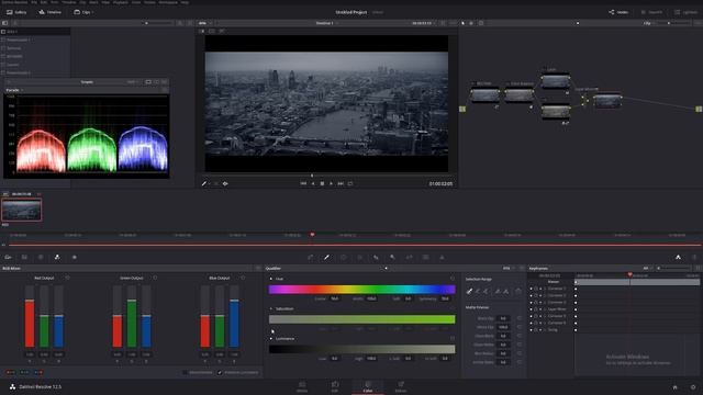 Davinci Resolve Color Grading Tutorial Cinematic City