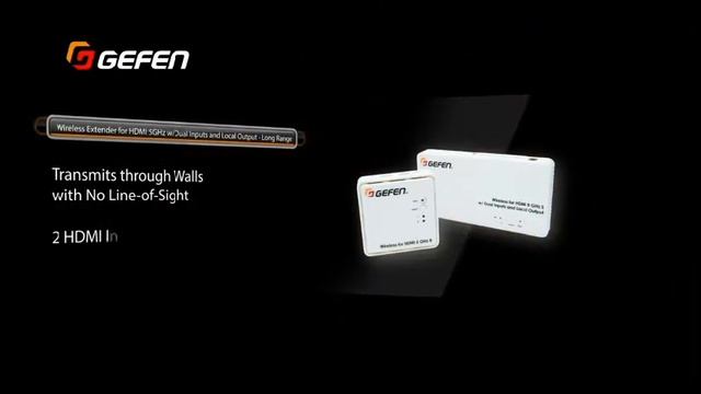 Gefen Wireless for HDMI 5 GHz LR Extender at KVMGalore.com смотреть онлайн