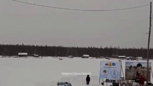 Конные скачки лошадей якутской породы