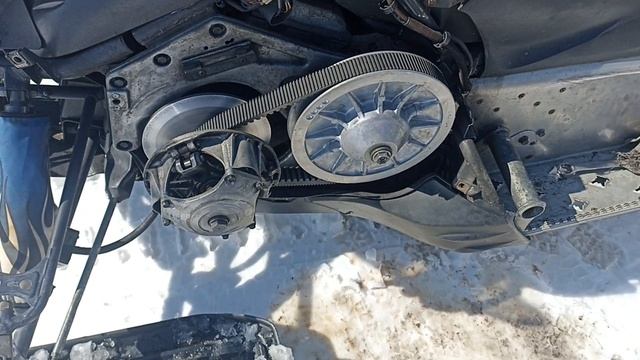 Ведомый вариатор от Yamaha VK 540 ставим на Yamaha Ventura MP смотреть онлайн