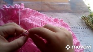 Мк платье спицами для девочки