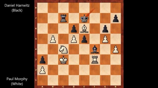 Final Game 8: Morphy vs Harrwitz - Paris (1858) #192 смотреть онлайн
