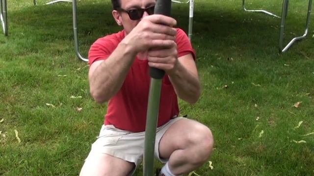 Round Backyard Trampoline Assembly Video смотреть онлайн