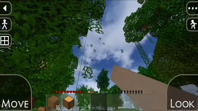 ЛетсПлей по Survivalcraft 2.2. #2 Выкопал землянку и сделал ферму лиан. смотреть онлайн