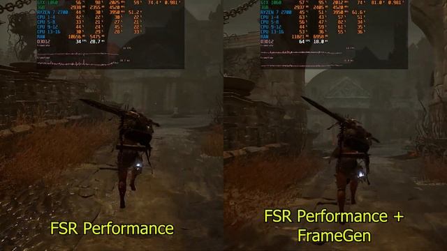 Lords of the Fallen | FSR 3 Frame Generation Off vs On | Very Impressive! смотреть онлайн