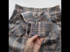 Как красиво и надежно обтянуть пряжку тканью