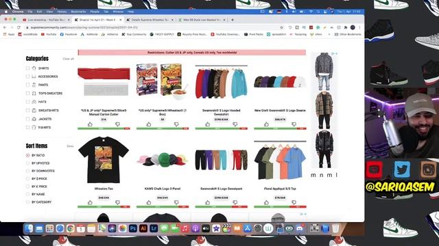 🔴 LIVE COP: Nike Dunk Low White Black Restock/ Supreme Week 6 SS21!!! смотреть онлайн