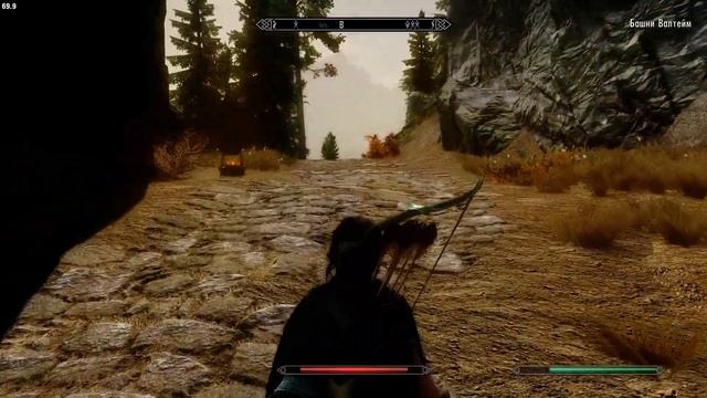 Skyrim [1440p + mods] Win10 1709 test [7700K + GTX 1080TI] смотреть онлайн