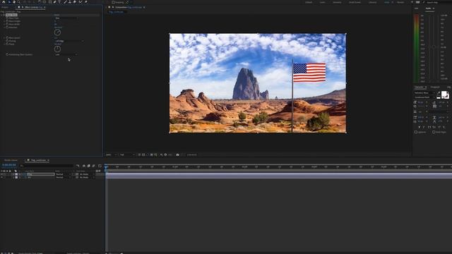 After Effects Tutorial - Wave Warp for Flag Motion смотреть онлайн