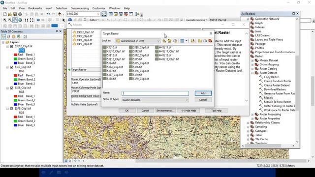 How to Mosaic or Merge Raster Images or Cadastral Maps смотреть онлайн