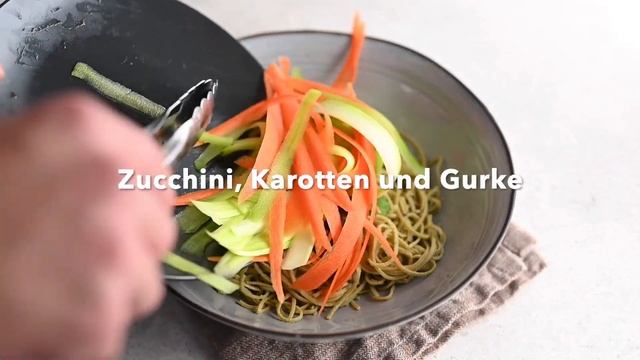 JUST TASTE Ribbon Pasta Salat mit Edamame Spaghetti und Bärlauch-Pesto смотреть онлайн